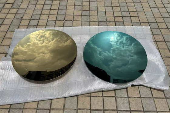 Arte Mural Moderna Esculptura de Espelho Polido de Aço Inoxidável Para Decoração Doméstica