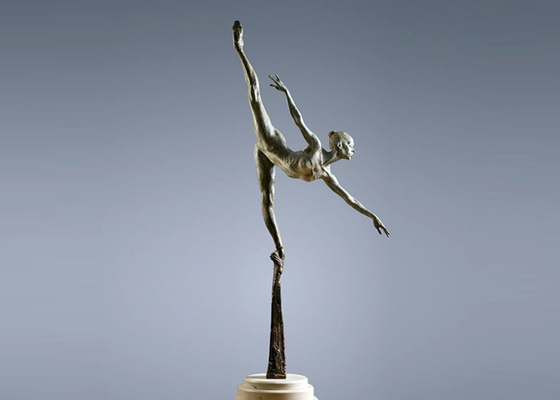 Bom preço. Estátua de bronze da bailarina moderna on-line