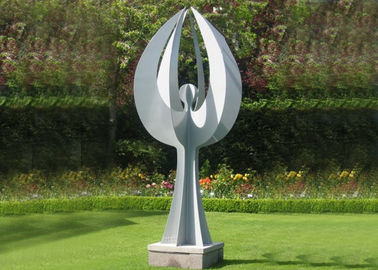 Bom preço. Esculptura de metal pintada grande Escultura de metal pintado Anjo Esculpturas de corte de metal Técnica de forja on-line