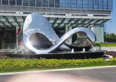 Bom preço. Projeto original escultura exterior lustrada do metal para a decoração do quadrado de cidade on-line