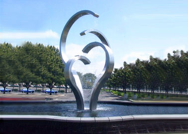 Bom preço. A característica de aço inoxidável contemporânea da água para a decoração do parque fácil instala/mantém on-line