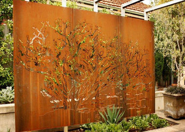 Bom preço. Escultura de aço personalizada da arte da parede da árvore do metal de Corten para a decoração do jardim on-line