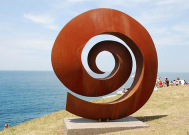 Bom preço. Resista à altura de aço resistente da espessura da escultura 2.5mm de Facete Corten/180cm on-line