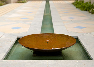 Bom preço. Característica de aço do jardim da bacia da característica da água da bacia da decoração do jardim grande/água de Corten on-line