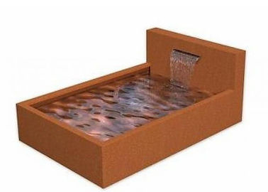 Bom preço. Cachoeira de aço de Corten do estilo moderno, estabilidade de aço da corrosão da característica da lagoa de Corten on-line
