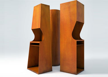Bom preço. Ateie fogo à arte Corten que decorativo das colunas o poço de aço do fogo fácil limpa/manutenção on-line