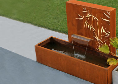 Bom preço. Característica de aço da água de Corten da oxidação quadrada com tamanhos personalizados luzes do diodo emissor de luz on-line