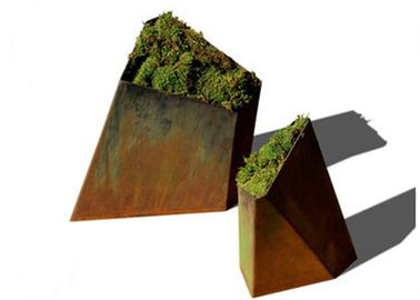 Bom preço. Caixas exteriores personalizadas do plantador do metal dos plantadores dos tamanhos grandes para exterior on-line