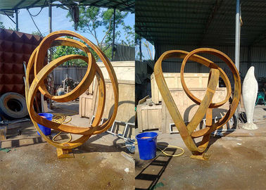 Bom preço. Do jardim grande 120cm altura da decoração de Corten do jardim da escultura de aço pública on-line
