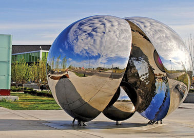 Bom preço. Estabilidade de terminação lustrada da corrosão do metal escultura exterior contemporânea on-line