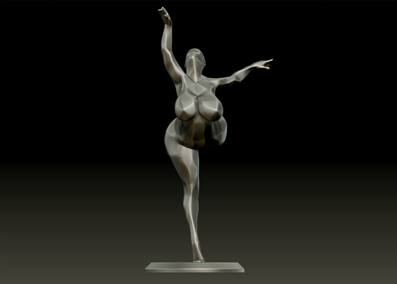 Bom preço. Arte de decoração contemporânea Bronze Escultura de bailarina graciosa on-line