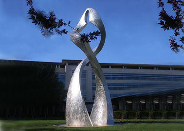 Bom preço. Revestimento de aço inoxidável moderno da grão do molde da escultura do dançarino abstrato icônico on-line