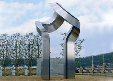Bom preço. Escultura de aço inoxidável moderna da grande arte, decoração de aço exterior da escultura on-line