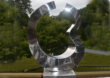 Bom preço. escultura lustrada das esculturas do jardim do metal de 2mm espelho de aço inoxidável contemporâneo on-line