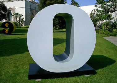 Bom preço. Rotule O para jardinar escultura de aço inoxidável da letra da escultura ereta livre grande on-line
