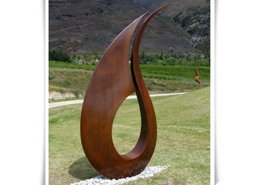 Bom preço. Escultura de aço contemporânea profissional de Corten, grande escultura abstrata do metal on-line