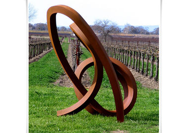 Bom preço. Escultura original exterior do aço de Corten da escultura da arte do metal da decoração on-line