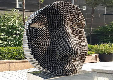 Bom preço. Figura escultura exterior do metal da decoração de aço inoxidável para o grande jardim on-line