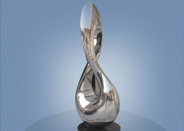 Bom preço. Escultura de aço inoxidável abstrata contemporânea do metal para a decoração home on-line