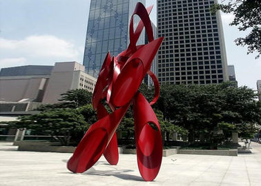 Bom preço. Ofício de terminação pintado da decoração da cidade escultura de aço contemporânea on-line