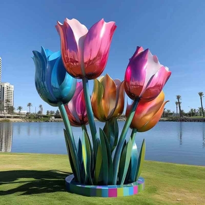 Bom preço. Escultura de aço inoxidável on-line