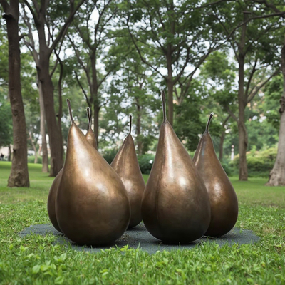 Bom preço. Grande estátua de pérola de bronze on-line