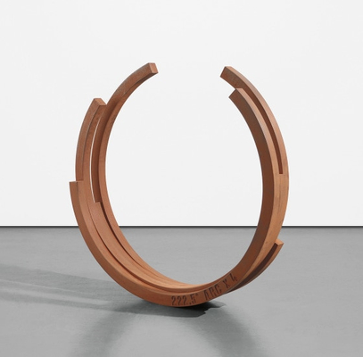 Bom preço. Artwork de aço personalizado Oxidado Metal Semi-Circular Escultura de Paisagem on-line