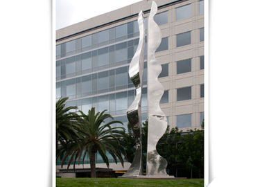 Bom preço. Esculturas de aço contemporâneas da jarda da escultura/sumário da forma pública da coluna da arte on-line