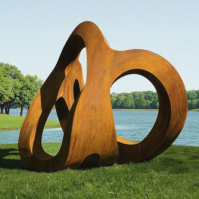 Bom preço. Custom Weathering Steel Outdoor Abstract Sculpture for Landscape from Professional Sculpture Factory on-line