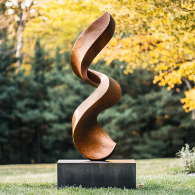 2Espessura.5mm Escultura contemporânea de bronze etérea de 150cm de altura para decoração de jardins em espaços internos e externos