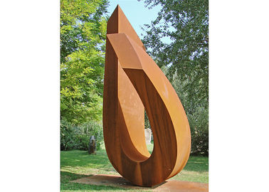 Bom preço. Estabilidade exterior da corrosão metal de aço moderno das esculturas do jardim de Corten do grande on-line