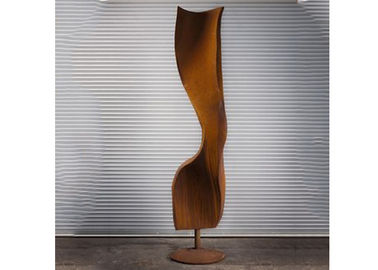 Bom preço. Escultura de aço de Corten do metal oxidado abstrato para a decoração home interna on-line