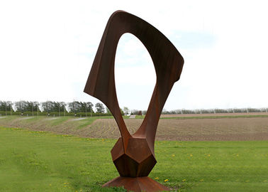 Bom preço. Estabilidade de aço original moderna da corrosão da escultura de Corten para a decoração pública on-line