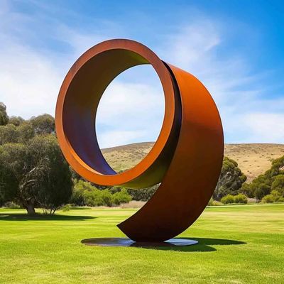 Bom preço. A Monumental 5-Meter Corten Steel Sculpture Inspired by the Form of Nine on-line