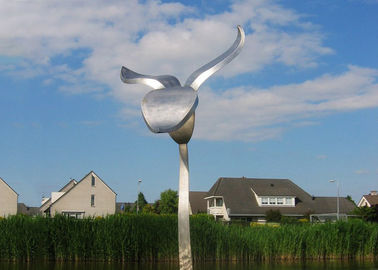 Bom preço. Grandes escultura da flor do metal, arte do jardim e cor modernas do costume da escultura on-line
