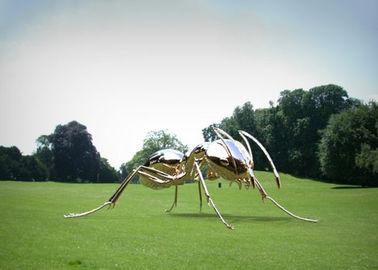 Bom preço. Animal moderno do metal de aço inoxidável da arte do jardim da formiga da escultura personalizado on-line