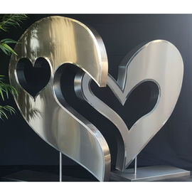 Bom preço. Das esculturas de aço inoxidável da arte do tema do amor do coração serviço interno do ODM & do OEM on-line