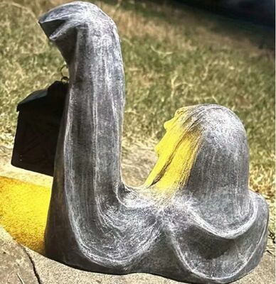 Tamanho personalizado Durabilidade ao ar livre Esculptura de bronze de qualidade artesanal Estátua de arte abstrata