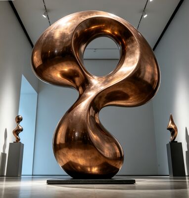 Bom preço. Arte em Metal Personalizada Abstrata Decoração Escultura de Bronze Cobre Estátua Projeto de Paisagismo Arte Pública Fabricação Fornecedor on-line