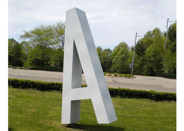 Bom preço. Revestimento pintado da corrosão da escultura da letra estabilidade de aço inoxidável ereta livre on-line