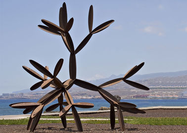 entrada grossa Sculture de 2.5mm na escultura feita sob encomenda do metal do desenho aço/3D de Corten