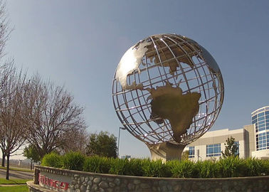 Bom preço. Escultura de aço inoxidável do metal, espessura do diâmetro 2.5mm da escultura 250cm do globo on-line