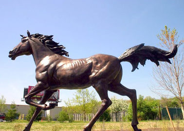 Bom preço. Grande estabilidade de bronze running da corrosão da escultura do cavalo das estátuas do jardim on-line