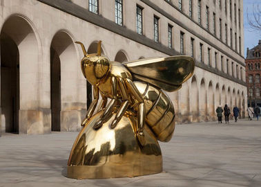 Bom preço. Corrosão Titanium da escultura da abelha do mel do revestimento da arte contemporânea - estabilidade on-line