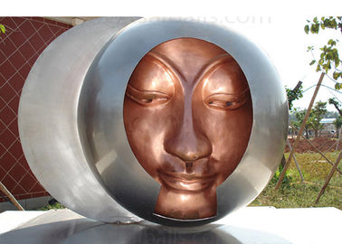 Bom preço. Diâmetro da escultura 200cm do jardim do sumário da estátua do bronze do metal das decorações da soldadura on-line