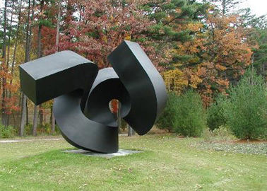 Bom preço. Escultura de aço inoxidável moderna do sumário da paisagem do jardim para exterior on-line