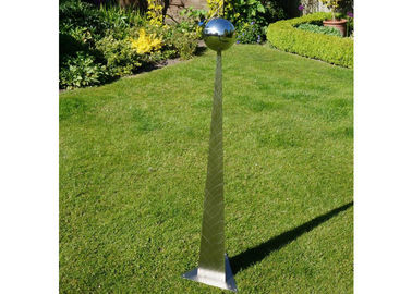 Bom preço. Ornamento modernos do jardim do metal das esculturas de aço inoxidável feitas sob encomenda da arte do tamanho on-line