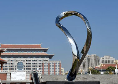Bom preço. Escultura abstrata de aço inoxidável moderna feito-à-medida para a arte exterior on-line