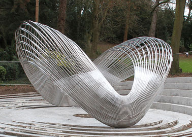 Bom preço. Escultura de aço inoxidável do fio da grande arte pública moderna para o parque on-line