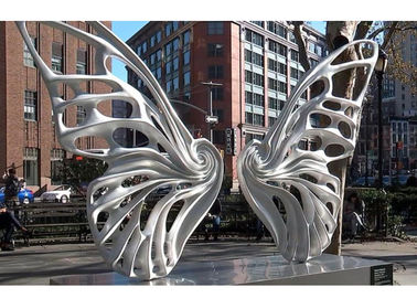 Bom preço. Escultura exterior da borboleta do metal da grande arte pública para a paisagem urbana on-line